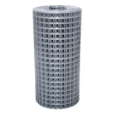 Imagem de Tela Solada Tag Malha 0,5m X 10m Para Portões Pets Jardim Galvanizada Fachada Alvenaria Cerca