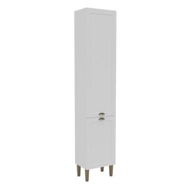 Imagem de Armário Paneleiro Mademovel 45cm 2 Portas Provençal Branco - ClickCasa