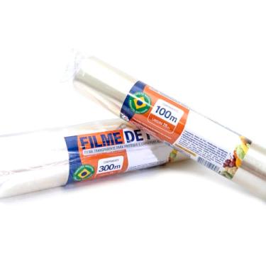 Imagem de 1 Rolo Bobina Filme Pvc Industrial 38cmx300m