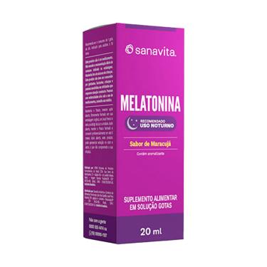Imagem de Melatonina (Sabor Maracujá) Gotas 20ml - Sanavita