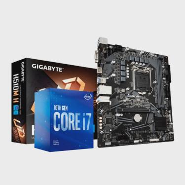 Imagem de Kit Upgrade Intel i7 10700F / Placa Mãe Gigabyte H510M H lga 1200 DDR4