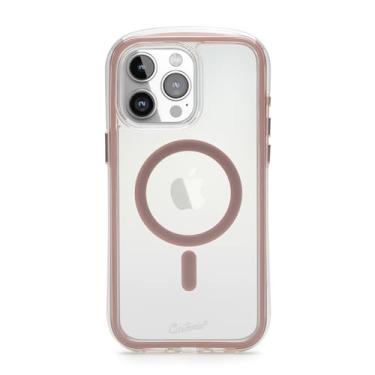 Imagem de Customic Capinha Case Capa para Celular iPhone 15 Pro Max (6.7"), Impactor Air Anti Impacto Proteção Militar 4 metros contra quedas, Compatível com Mag-Safe, Transparente com Bordas Rosas