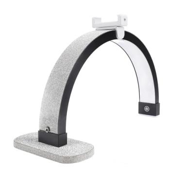 Imagem de Lâmpada de Mesa Meia Lua para Unhas, Economizadora de Energia, Luz Suave, Lâmpada de Beleza para Profissionais de Beleza (Akozongbw10gcmnp-11)