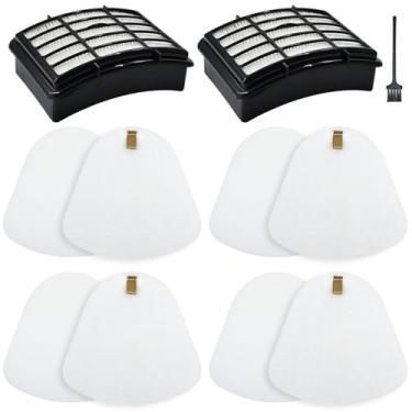 Imagem de Peças de reposição e acessórios de filtro para aspirador de pó Shark Navigator ZU503AMZ CU500 NV350 NV351 NV360 NV370 NV380 NV391 UV440 UV490 UV500 UV540 UV550,2 HEPA + 4 filtros de espuma e feltro
