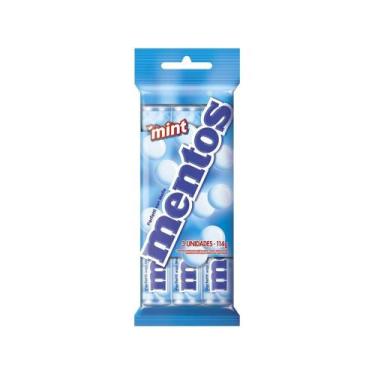 Imagem de Bala Mentos Stick Mint 114g Multipack 3 Unidades