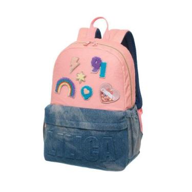 Imagem de Mochila Escolar Costas Lov It Play Patch - Lilica Ripilica