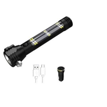 Imagem de Lanterna Tática Solar sobrevivência Power Bank - XF