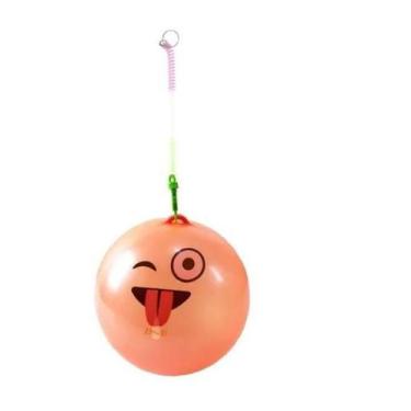 Imagem de Kit 20 Bolas Vinil Com Mola Encaracolada Festa Brinquedo - Jelly