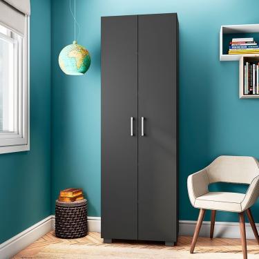 Imagem de Estante de Livros para Escritório Home Office Portas Grandes