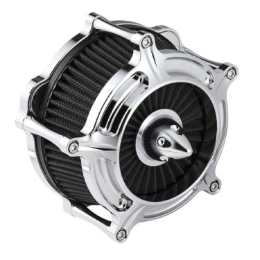 Imagem de Filtro de ar de motocicleta para Harley Air Cleaner Davidson limpadores de entrada de ar Harley Softail Touring Street Road King Glide Powersports Filtros de ar A para 91-25 Sportster XL 883 1200 48