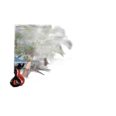 Imagem de Papel De Parede 3D Praia Mar Coqueiros Céu Azul 3,5M Npr332 - Você Dec