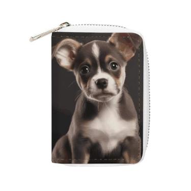 Imagem de NTVOWPZO Carteira masculina com suporte de cartão de crédito macio para cartão de visita com zíper