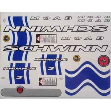 Imagem de Adesivos Colante Bikes SCHWINN AZUL - Amazonas