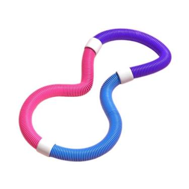 Imagem de Vaveren Argola de ginástica com mola macia para treinamento de cintura, argola com peso para exercícios para adultos iniciantes, esportes internos e externos, 1.2 Kg