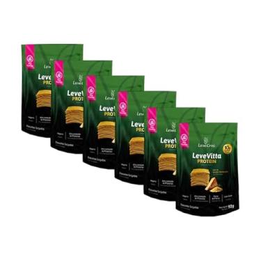 Imagem de Kit 6X: Biscoito Leve Vitta Protein Parmesão Leve Croc 90g