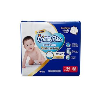 Imagem de MamyPoko Fralda-Calça Premium Seca M 58 Unidades