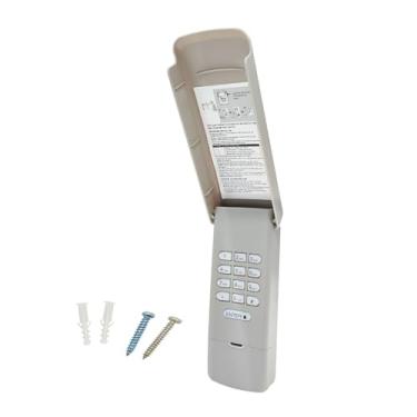 Imagem de QSDIYRF Teclado abridor de porta de garagem para Liftmaster Chamberlain Craftsman Abridor de porta de garagem, substitui o teclado sem fio 877MAX entrada sem chave pelo botão Learn de 315/390 MHZ