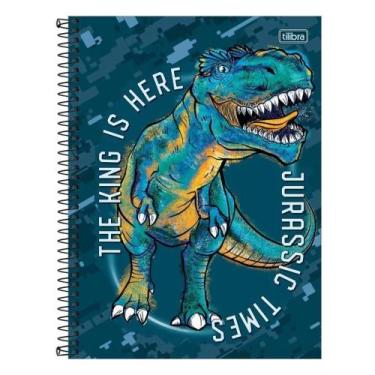 Imagem de Caderno Espiral Capa Dura Universitário 1 Matéria Raptor 80 Folhas - T