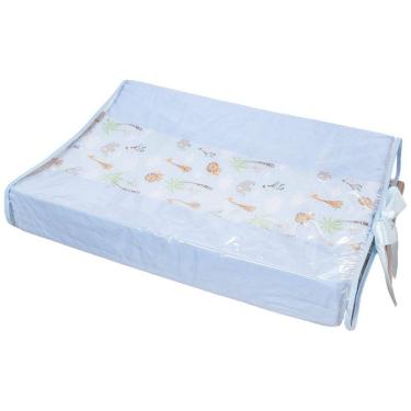 Imagem de Trocador Anatômico De Cômoda Para Bebê Safari Azul