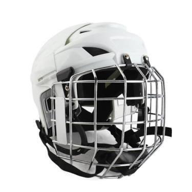 Imagem de Naroote Juventude Ice Hockey Helmet Combo Com Gaiola de Alto Desempenho Roller Sports Gear (L)
