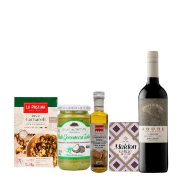 Imagem de Kit Gourmet Risoto de Manjericão com Pesto Trufado preparo fácil - la 