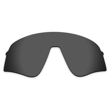 Imagem de Alphax Lentes de reposição polarizadas cromadas pretas para Oakley Sutro Lite Sweep OO9465