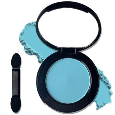 Imagem de Sombra MEICOLY Azul Claro Individual com Espelho Vegan Matte