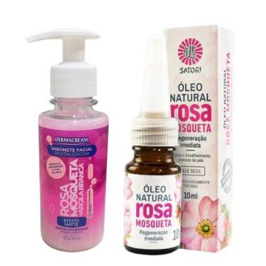 Imagem de Kit Óleo Rosa Mosqueta + Sabonete Facial Revitalizador - Satori