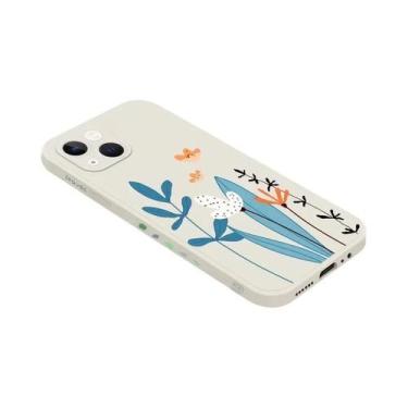 Imagem de Capa De Silicone Com Flores De Borboleta Para Samsung Galaxy A14 A34 A