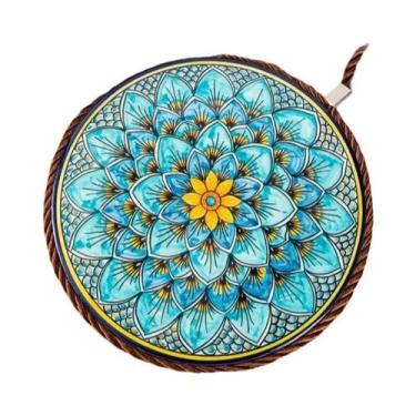 Imagem de Tapete De Cerâmica Redondo De 17cm Para Cozinha, Isolante Térmico, Ant