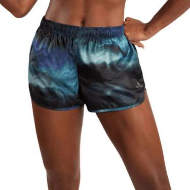 Imagem de Short Fitness Feminino Estampado Sport 76470-001 - LUPO, Azul, GG