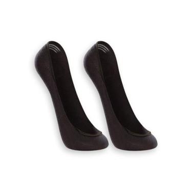 Imagem de Kit 2 Pares de Sapatilhas Invisível Lupo 3287-088, Preto, 41-44