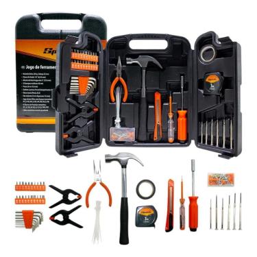 Imagem de Kit Jogo De Ferramentas 129 Peças + Maleta Sparta