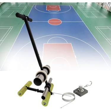 Imagem de Aplicador Manual De Fita De Piso, Dispensador De Fita Adesiva Para Pintura/marcação De Pista/esportes/áreas De Armazenamento Etc., Máquina De Fita De Rolo único, Set