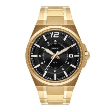 Imagem de Relógio Masculino Dourado Orient Mgss1224 G2Kx