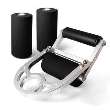 Imagem de NEWISHTOOL Rolo de esponja aplicador de vinil com suporte de pistola de calor, ferramenta de rolamento de alça de borracha e 2 rolos de substituição para filme de embrulho de carro, fabricação de