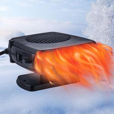 Imagem de Aquecedor de carro 12 V 200 W, 2026 novo descongelador portátil 2 em 1 com aquecimento rápido, isqueiro de fácil conexão para carro, SUV, caminhão