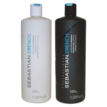 Imagem de Kit de shampoo e condicionador Sebastian Drench Moisturizing