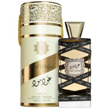 Imagem de Perfume ArabeLattafa Oud Mood Eau de Parfum 100ml  Sofisticação, Luxo 