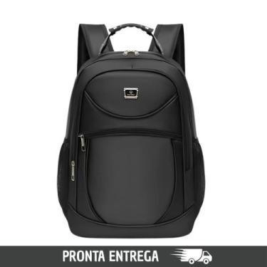 Imagem de Mochila Unissex de Nylon Resistente Com Cabo de Aço Para Escola Viagem