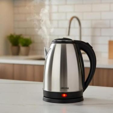 Imagem de Chaleira Elétrica Automática 2 Litros 220V Inox Preta 1500W - STARTOOL