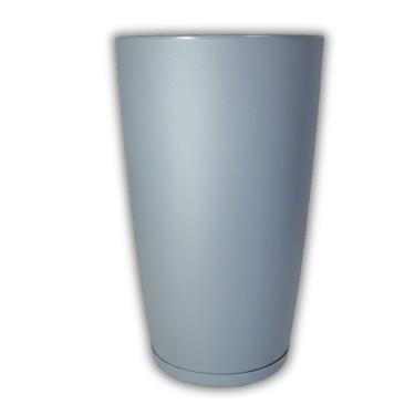 Imagem de Vaso Cone Com Prato (35x55) Cor Cimento OVASO