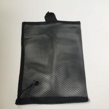 Imagem de Sacos de rede Nylon poliéster organização preta esportes embalagem secagem rápida natação mergulho saco cordão saco