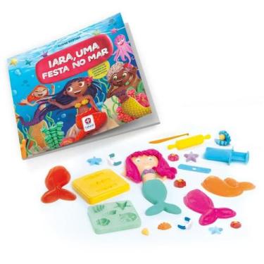 Imagem de Livro brinquedo ilustrado iara uma festa no mar c/massa estrela