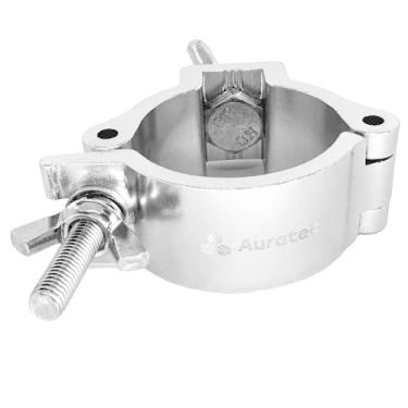 Imagem de Algema de Alumínio para Box Truss, Prata, 48-54mm, Capacidade 100kg, Sistema Al-30 Q30, Fixação Profissional para Iluminação e Equipamentos, Auratec, Fabricado do Brasil