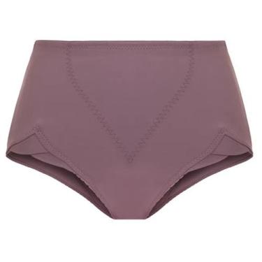 Imagem de Calça Cinta Modeladora Elegance Duloren 114195, Berinjela, XL