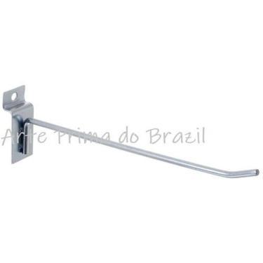 Imagem de 150 Ganchos Expositor Canaletado Premium 10.15 Ou 20cm Fabricante - Ar