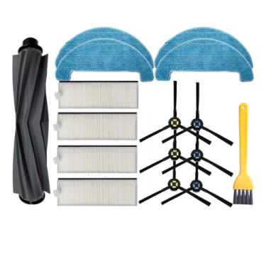 Imagem de Compatible With ILife A7 A9S / DEXP LF800 Genio Deluxe 500 Robot Vacuum Cleaner Main Side Brush Hepa Filter Mop Spare Parts Accessories(Set 3)