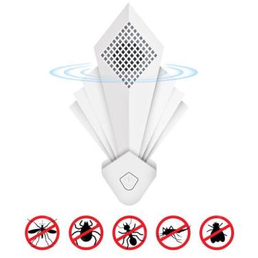Imagem de Repelente Tomada Eletrônico Ultrassônico Espanta Pernilongo Moscas Rat