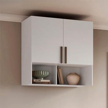Imagem de Guarda-Roupa Modulado Aéreo Altezza Trend 2 Portas Branco